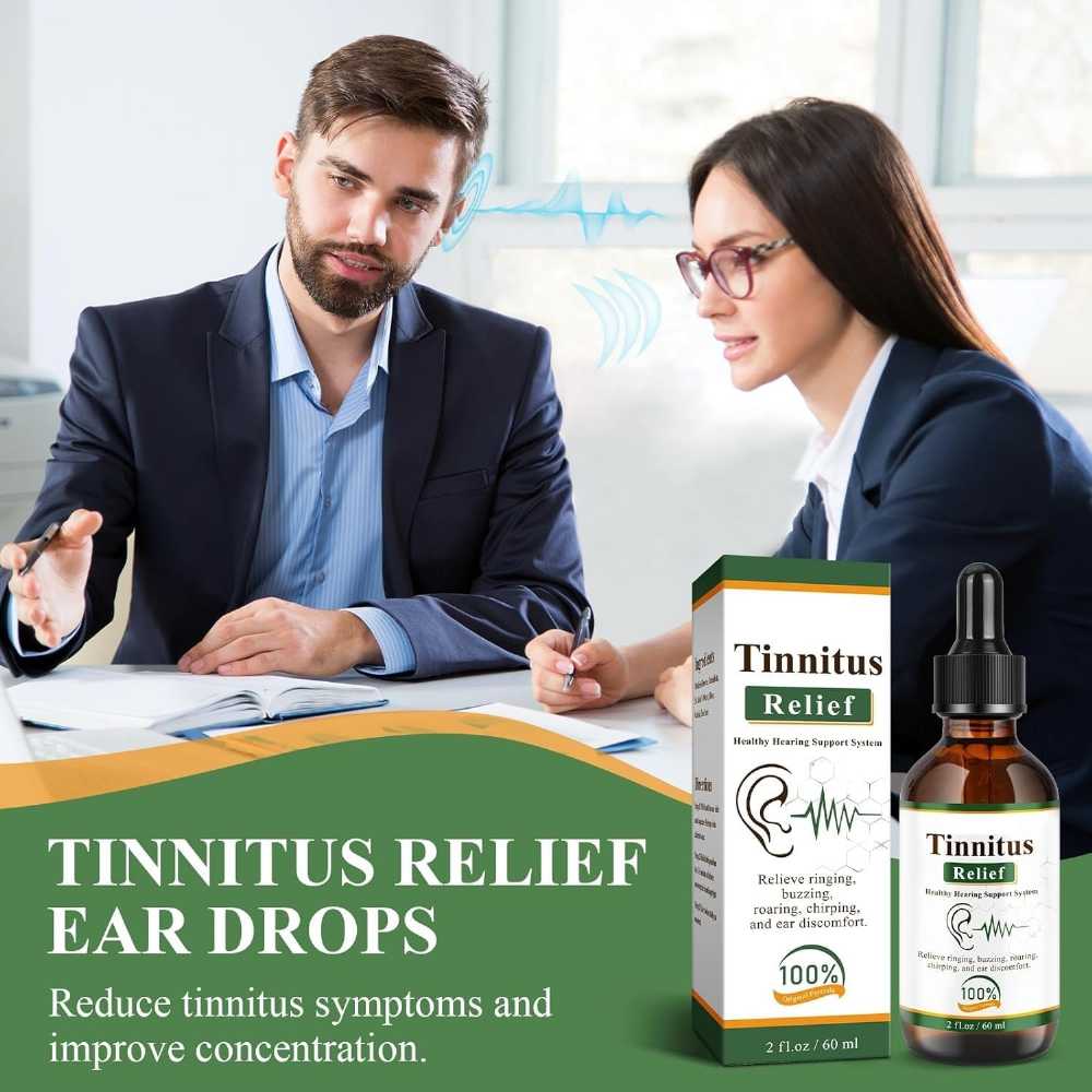 Tinnitus Relief Drops – 100% Herbal Formula | قطرات تخفيف طنين الأذن – تركيبة عشبية 100% HS Carts Shop