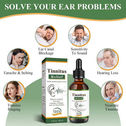 Tinnitus Relief Drops – 100% Herbal Formula | قطرات تخفيف طنين الأذن – تركيبة عشبية 100% HS Carts Shop