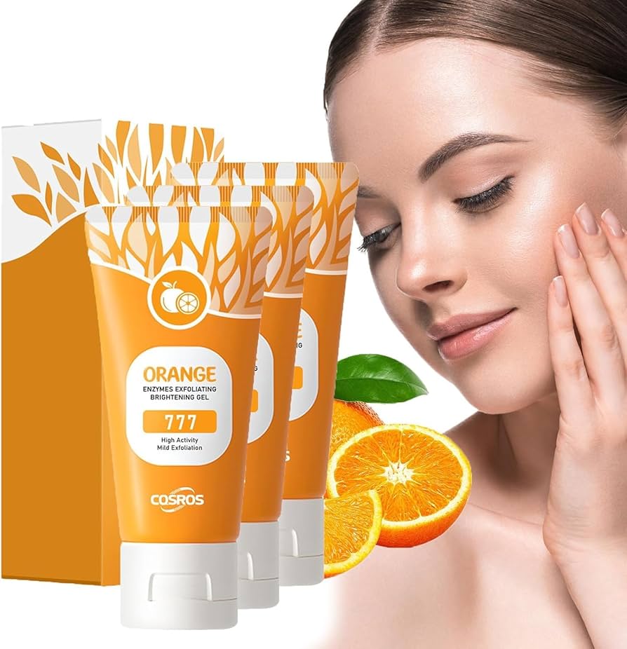 ORANGE ENZYMES EXFOLIATING SCRUB GEL - DEEP CLEANSING, BRIGHTENING & SMOOTH SKIN Gel